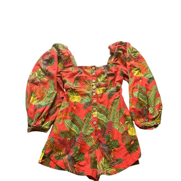 Farm Rio Forest Birds Romper - Picture 4 of 15